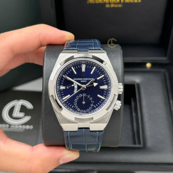 Đồng Hồ Vacheron Constantin Overseas Dual Time 7900V 41mm Blue Dial Replica 1:1 – Top Quality Version