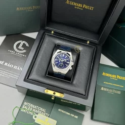 Đồng Hồ Vacheron Constantin Overseas Dual Time 7900V 41mm Blue Dial Replica 1:1 – Top Quality Version