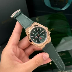 Đồng Hồ Vacheron Constantin Overseas Dual Time 7900V 41mm Green Dial Rose Gold Replica 1:1 – Top Quality Version