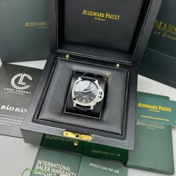 Đồng hồ Panerai Luminor Quaranta BiTempo PAM01365 40mm Black Dial Steel Replica 1:1 – Top Quality Version