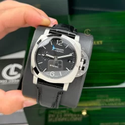 Đồng hồ Panerai Luminor Quaranta BiTempo PAM01365 40mm Black Dial Steel Replica 1:1 – Top Quality Version