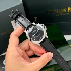 Đồng hồ Panerai Luminor Quaranta BiTempo PAM01365 40mm Black Dial Steel Replica 1:1 – Top Quality Version