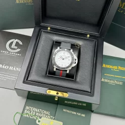 Đồng Hồ Panerai Luminor Quaranta BiTempo PAM01367 40mm White Dial Steel Replica 1:1 – Top Quality Version
