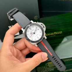 Đồng Hồ Panerai Luminor Quaranta BiTempo PAM01367 40mm White Dial Steel Replica 1:1 – Top Quality Version