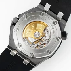 Đồng hồ Audemars Piguet Royal Oak Offshore Diver 15707 42mm Black Dial Ceramic Replica 1:1 – Top Quality Version