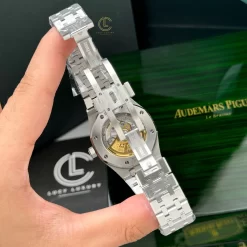 Đồng Hồ Audemars Piguet Royal Oak 37mm 15550ST.OO White Dial Steel Replica 1:1 – Top Quality Version