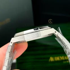 Đồng Hồ Audemars Piguet Royal Oak 37mm 15550ST.OO White Dial Steel Replica 1:1 – Top Quality Version