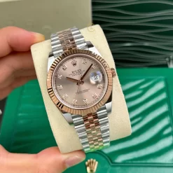 Đồng Hồ Rolex Datejust 126331-0008 41mm Sundust Dial Steel Replica 1:1 – Top Quality Version