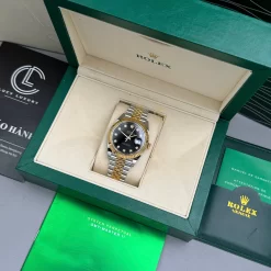 Rolex Datejust 126333-0006 41mm Black Dial Yellow Gold Steel Replica 1:1 – Top Quality Version