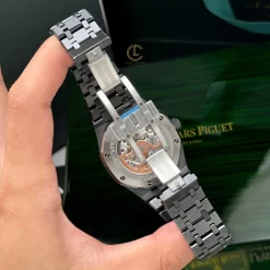 Đồng Hồ Audemars Piguet Royal Oak Perpetual Calendar 26579CE.OO.1225CE.01 Black Ceramic 41mm Replica 1:1 – Top Quality Version