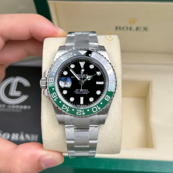 Đồng hồ Rolex GMT-Master II Sprite M126720VTNR-0002 40mm Steel Replica 1:1 – Top Quality Version