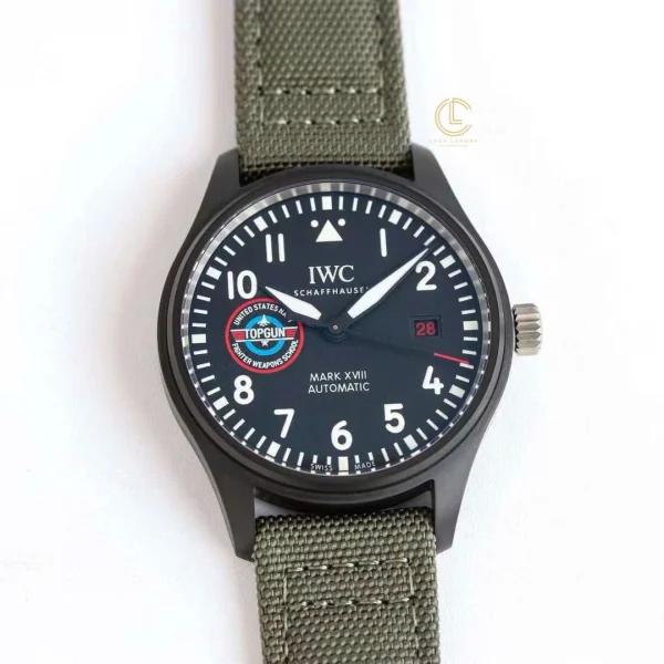 Đồng hồ IWC Pilot’s Mark XVIII Top Gun Edition “SFTI” IW324712 41mm Ceramic Replica 1:1 – Top Quality Version