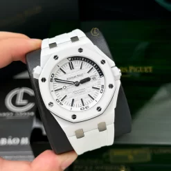 Đồng hồ Audemars Piguet Royal Oak Offshore Diver 15707 42mm White Dial Ceramic Replica 1:1 – Top Quality Version