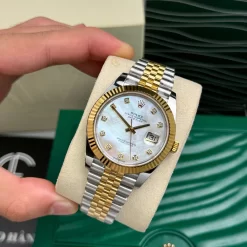 Đồng hồ Rolex Datejust 41mm 126333-0018 MOP Dial Yellow Gold Steel