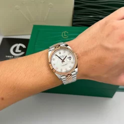 Rolex datejust 126331-0014 41mm MOP Dial Rose Gold Steel Replica 1:1 – Top Quality Version