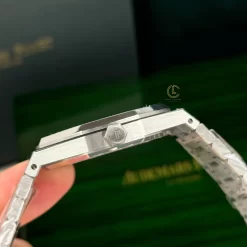 Đồng hồ Audemars Piguet Royal Oak Frosted Gold 15410BC.GG.1224BC.01 41mm Blue Dial Steel Replica 1:1 – Top Quality Version