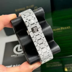 Đồng hồ Audemars Piguet Royal Oak Frosted Gold 15410BC.GG.1224BC.01 41mm Blue Dial Steel Replica 1:1 – Top Quality Version