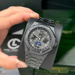 Đồng Hồ Audemars Piguet Royal Oak Perpetual Calendar 26579CE.OO.1225CE.01 Black Ceramic 41mm Replica 1:1 – Top Quality Version