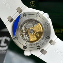 Đồng hồ Audemars Piguet Royal Oak Offshore Diver 15707 42mm White Dial Ceramic Replica 1:1 – Top Quality Version