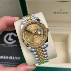 Đồng hồ Rolex Datejust M126333-0012 126333-0012 Oystersteel và vàng vàng, mặt số champagne