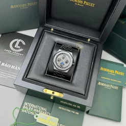 Đồng Hồ Audemars Piguet Royal Oak Perpetual Calendar 26579CE.OO.1225CE.01 Black Ceramic 41mm Replica 1:1 – Top Quality Version