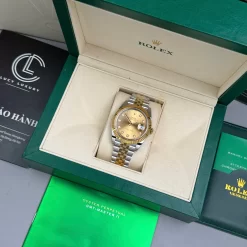 Đồng hồ Rolex Datejust M126333-0012 126333-0012 Oystersteel và vàng vàng, mặt số champagne