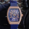 Đồng hồ Franck Muller VANGUARD V 45 SC DT D NBR CD YACHTING 45mm Rose Gold Replica 1:1 – Top Quality Version