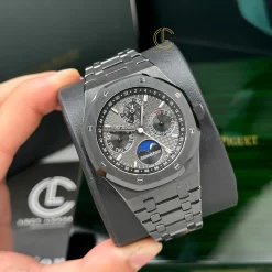 Đồng Hồ Audemars Piguet Royal Oak Perpetual Calendar 26579CE.OO.1225CE.01 Black Ceramic 41mm Replica 1:1 – Top Quality Version