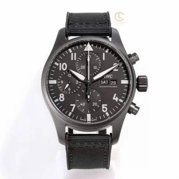 Đồng hồ IWC Pilot’s Chronograph TOP GUN IW388106 41mm Ceramic Replica 1:1 – Top Quality Version