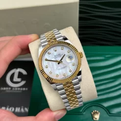 Đồng hồ Rolex Datejust 41mm 126333-0018 MOP Dial Yellow Gold Steel