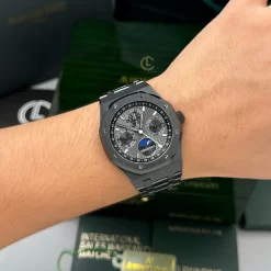 Đồng Hồ Audemars Piguet Royal Oak Perpetual Calendar 26579CE.OO.1225CE.01 Black Ceramic 41mm Replica 1:1 – Top Quality Version