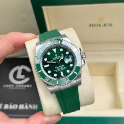 Đồng Hồ Rolex Submariner Date Hulk 116610LV 40mm Rubber Steel Replica 1:1 – Top Quality Version