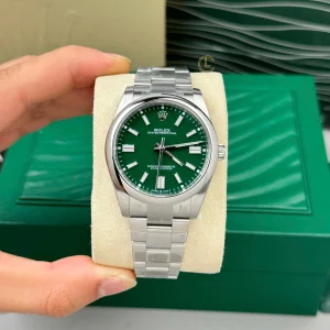 Đồng hồ Rolex Oyster Perpetual 126000-0005 36mm Green Dial Replica 1:1 – Top Quality Version