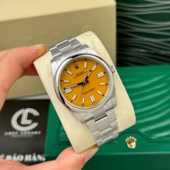 Đồng hồ Rolex Oyster Perpetual 126000-0004 36mm Yellow Dial Replica 1:1 – Top Quality Version