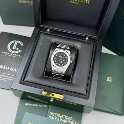 Đồng Hồ Audemars Piguet Royal Oak Jumbo Extra-Thin 15206PT.OO.1240PT.01 39mm Black Dial Replica 1:1 – Top Quality Version