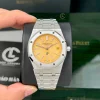 Đồng Hồ Audemars Piguet Royal Oak Jumbo Extra-Thin 15202BC.OO.1240BC.01 39mm Yellow Dial Replica 1:1 – Top Quality Version