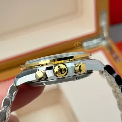 Đồng hồ Omega Speedmaster Moonwatch Professional 310.20.42.50.02.001 42mm White Dial Demi Yellow Gold Replica 1:1 – Top Quality Version