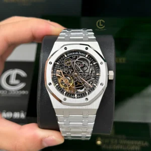 Đồng Hồ Audemars Piguet Royal Oak 15407ST.OO 41mm Skeleton Dial Steel Replica 1:1 – Top Quality Version