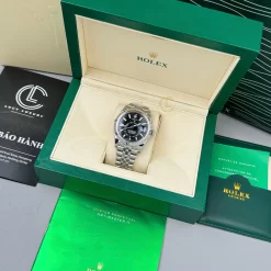 Đồng Hồ Rolex Sky-Dweller White Gold 336934-0008 42mm Black Dial Replica 1:1 – Top Quality Version