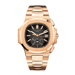 Patek Philippe Nautilus Chronograph 5980/1R-001 40mm Black-Gray Dial Rose Gold Replica 1:1 - Top Quality Version