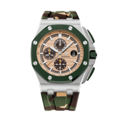 Audemars Piguet Royal Oak Offshore Chronograph Ceramic Camouflage 26400SO 44mm Rose Gold Dial Replica 1:1 - Top Quality Version