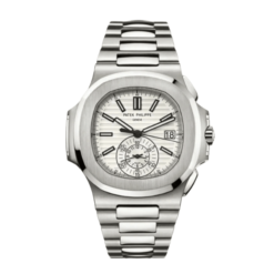 Patek Philippe Nautilus Chronograph 5980/1A-019 40.5mm White Dial Replica 1:1 - Top Quality Version