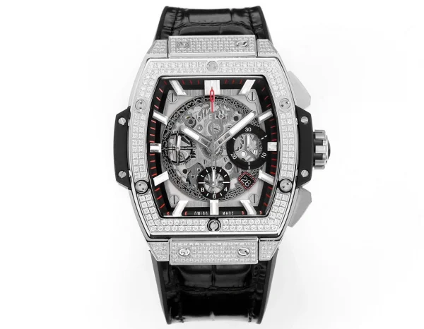 Hublot Spirit Of Bigbang Black Titanium Full Diamond 45mm Replica 1:1 – Top Quality Version