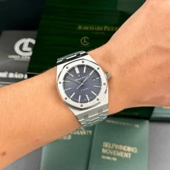 Audemars Piguet Royal Oak 15450ST.OO.1256ST.03 37mm Blue Dial