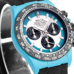 Rolex Daytona DIW Cacbon Tifany “CELESTE INVERT” 40mm Replica 1:1 – Top Quality Version
