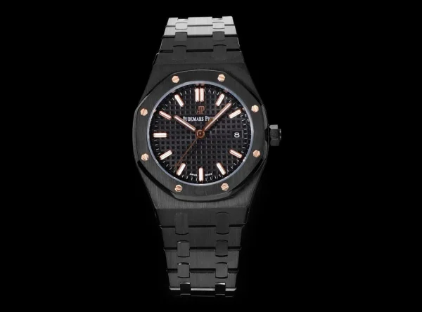 Audemars Piguet AP77350 Full Black Ceramic 34mm For Lady Replica 1:1 – Top Quality Version