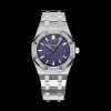 Audemars Piguet AP77350 Blue Dial Bezel Diamond CZ 34mm For Lady Replica 1:1 – Top Quality Version