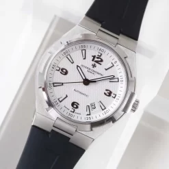 Vacheron Constantin Overseas White Dial Number Roman 42mm Replica 1:1 – Top Quality Version