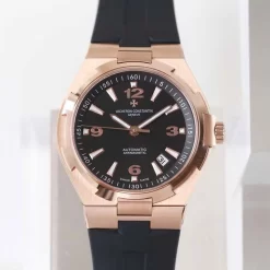 Vacheron Constantin Overseas Rose Gold Black Dial Number Roman 42mm Replica 1:1 – Top Quality Version