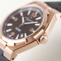 Vacheron Constantin Overseas Rose Gold Black Dial Number Roman 42mm Replica 1:1 – Top Quality Version